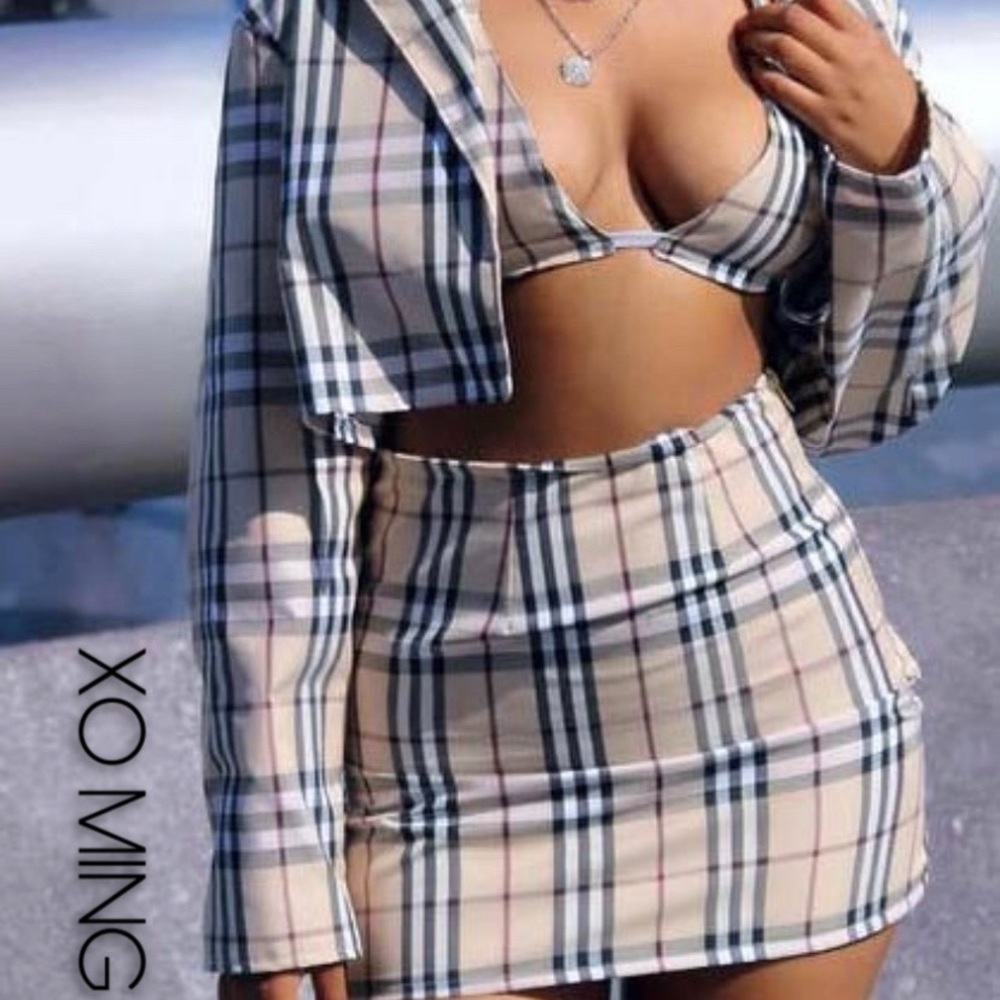 3 piece skirt set